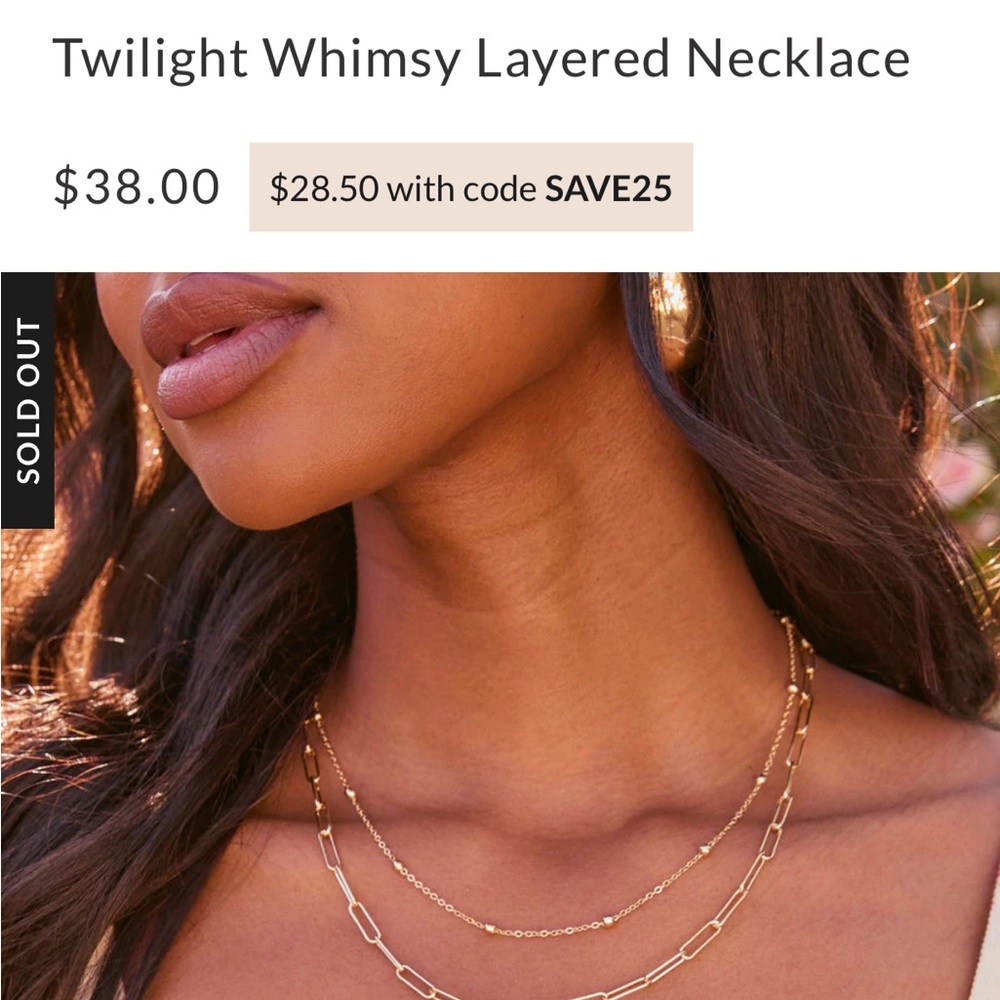 NWT Vici Twilight Whimsey Layered Necklace